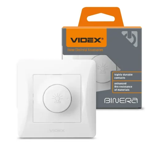 Димер 600Вт білий VIDEX BINERA Димер 600Вт білий VIDEX BINERA