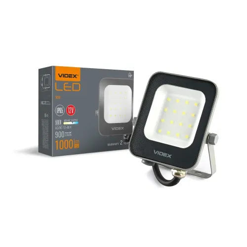LED прожектор VIDEX F3e 1000Lm 5000K AC/DC 12-48V LED прожектор VIDEX F3e 1000Lm 5000K AC/DC 12-48V