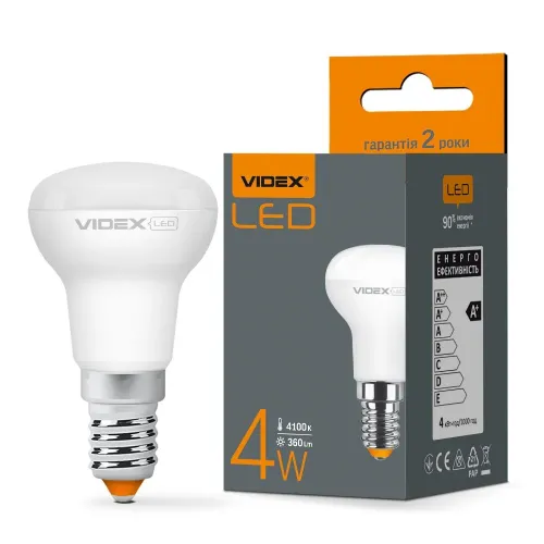 LED лампа VIDEX R39e 4W E14 4100K LED лампа VIDEX R39e 4W E14 4100K