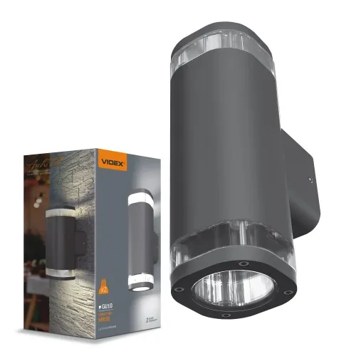 LED Светильник архитектурный AR072G IP54 VIDEX GU10x2 LED Светильник архитектурный AR072G IP54 VIDEX GU10x2