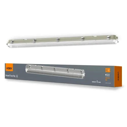LED світильник IP65 лінійний під лампу 2хТ8 VIDEX 1,2М 220V LED світильник IP65 лінійний під лампу 2хТ8 VIDEX 1,2М 220V