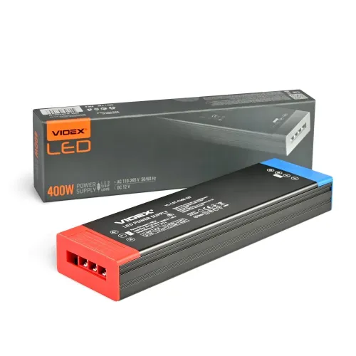 Блок питания для LED ленты VIDEX DC12V 33,3A 400W IP20 (VL-LST-P400-12V) Блок питания для LED ленты VIDEX DC12V 33,3A 400W IP20 (VL-LST-P400-12V)