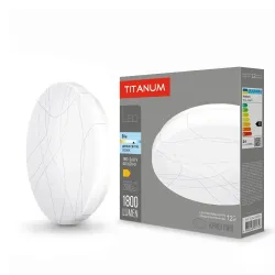 LED світильник настінно-стельовий TITANUM 24W 5000K Криві лінії LED світильник настінно-стельовий TITANUM 24W 5000K Криві лінії