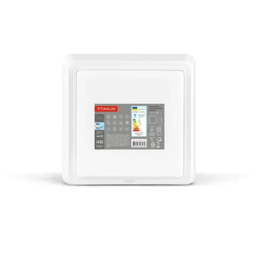 LED Світильник квадратний накладний TITANUM 18W 5000K 220V LED Світильник квадратний накладний TITANUM 18W 5000K 220V