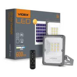 LED прожектор автономний VIDEX 600Lm 5000K LED прожектор автономний VIDEX 600Lm 5000K