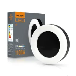 LED світильник ART IP65 круглий VIDEX 15W 5000K Black LED світильник ART IP65 круглий VIDEX 15W 5000K Black