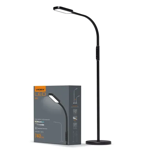 LED торшер черный VIDEX TF07B 14W 3000-5500K LED торшер черный VIDEX TF07B 14W 3000-5500K