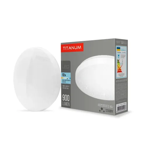 LED светильник настенно-потолочный TITANUM 12W 5000K Звездное небо LED светильник настенно-потолочный TITANUM 12W 5000K Звездное небо