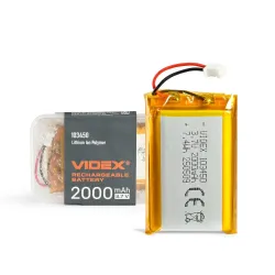 Акумулятор VIDEX Li-pol VLF-B103450-20 2000mAh 1шт Акумулятор VIDEX Li-pol VLF-B103450-20 2000mAh 1шт