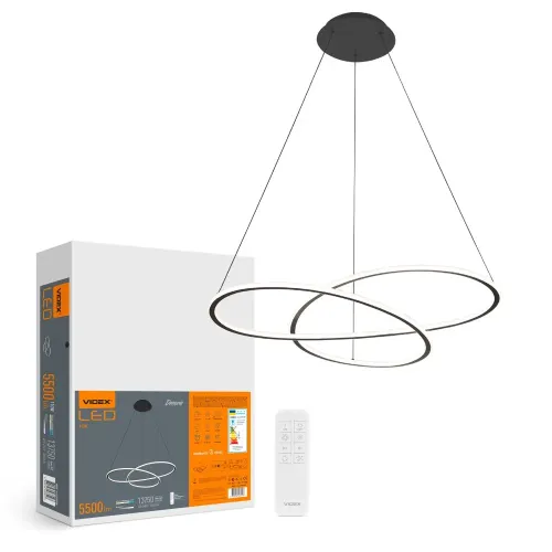 LED світильник функціональний VIDEX DECORA 110W VL-CLD-989-BK LED світильник функціональний VIDEX DECORA 110W VL-CLD-989-BK