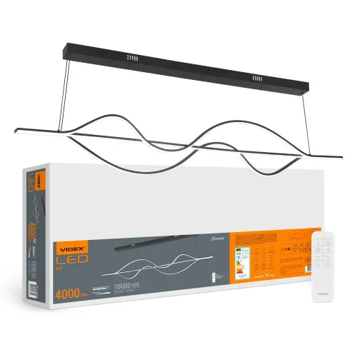 LED світильник функціональний VIDEX DECORA 80W VL-CLD-990-BK LED світильник функціональний VIDEX DECORA 80W VL-CLD-990-BK