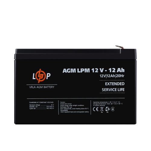 Аккумулятор AGM LPM 12V - 12 Ah Аккумулятор AGM LPM 12V - 12 Ah