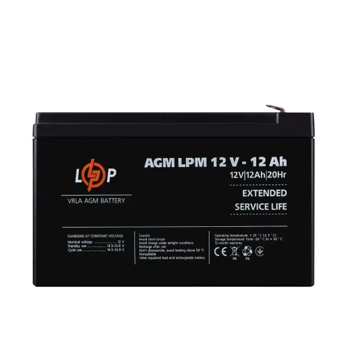 Аккумулятор AGM LPM 12V - 12 Ah Аккумулятор AGM LPM 12V - 12 Ah