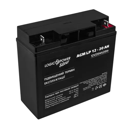 Акумулятор AGM LP 12V - 20 Ah Silver Акумулятор AGM LP 12V - 20 Ah Silver