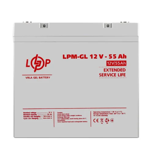 Аккумулятор гелевый LPM-GL 12V - 55 Ah Аккумулятор гелевый LPM-GL 12V - 55 Ah