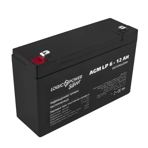 Аккумулятор AGM LP 6V - 12 Ah Silver Аккумулятор AGM LP 6V - 12 Ah Silver