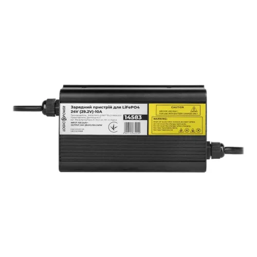 Зарядное устройство для аккумуляторов LiFePO4 24V (29.2V)-10A-240W Зарядное устройство для аккумуляторов LiFePO4 24V (29.2V)-10A-240W