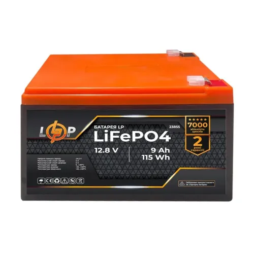Акумулятор LP LiFePО4 12,8V - 9 Ah (115,2Wh) Акумулятор LP LiFePО4 12,8V - 9 Ah (115,2Wh)