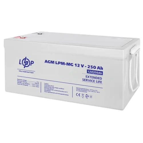 Аккумулятор мультигелевый LPM-MG 12V - 250 Ah Аккумулятор мультигелевый LPM-MG 12V - 250 Ah