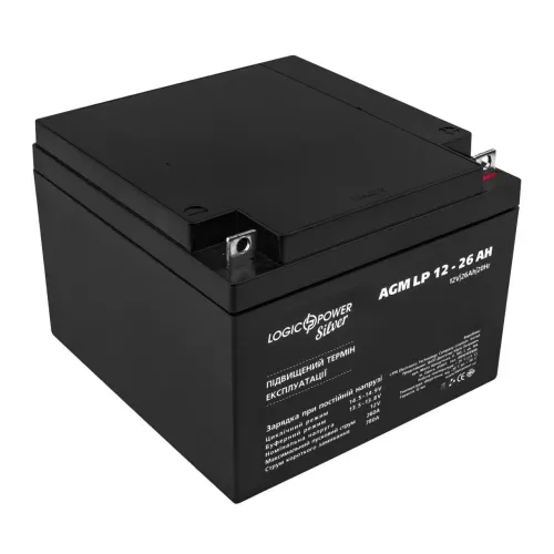 Аккумулятор AGM LP 12V - 26 Ah Silver Аккумулятор AGM LP 12V - 26 Ah Silver