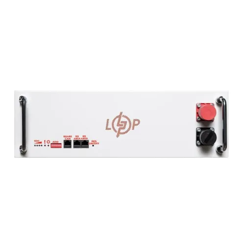 Аккумулятор LP LiFePO4 51,2V - 100 Ah (5120Wh) (BMS SP 100A/50А) RM RS485/CAN WH Аккумулятор LP LiFePO4 51,2V - 100 Ah (5120Wh) (BMS SP 100A/50А) RM RS485/CAN WH