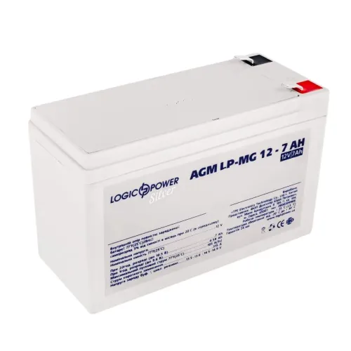 Акумулятор мультигелевий LP-MG 12V - 7 Ah Silver Акумулятор мультигелевий LP-MG 12V - 7 Ah Silver