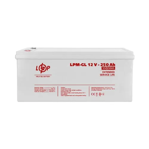 Аккумулятор гелевый LPM-GL 12V - 250 Ah Аккумулятор гелевый LPM-GL 12V - 250 Ah