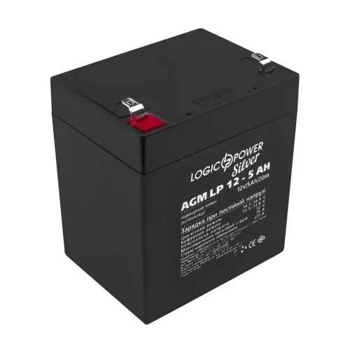 Акумулятор AGM LP 12V - 5 Ah Silver Акумулятор AGM LP 12V - 5 Ah Silver