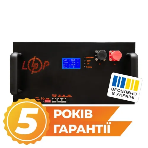Аккумулятор LP LiFePO4 25,6V - 280 Ah (7168Wh) (BMS 200A/100А) LCD металл Smart RM RS485/CAN Аккумулятор LP LiFePO4 25,6V - 280 Ah (7168Wh) (BMS 200A/100А) LCD металл Smart RM RS485/CAN