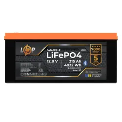 Акумулятор LP LiFePO4 12,8V - 315 Ah (4032Wh) (BMS an7200A/100A) пластик Smart BT Акумулятор LP LiFePO4 12,8V - 315 Ah (4032Wh) (BMS an7200A/100A) пластик Smart BT