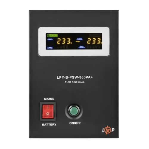 ИБП с правильной синусоидой 12V LPY-B-PSW-800VA+(560Вт) 5A/15A ИБП с правильной синусоидой 12V LPY-B-PSW-800VA+(560Вт) 5A/15A