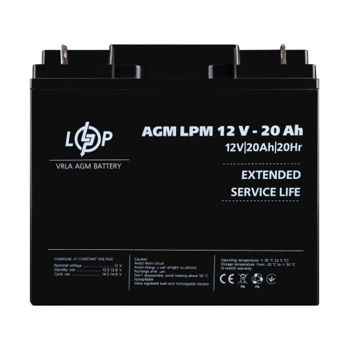 Аккумулятор AGM LPM 12V - 20 Ah Аккумулятор AGM LPM 12V - 20 Ah