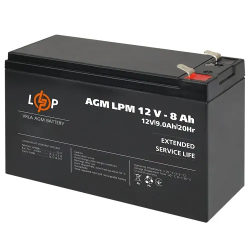 Аккумулятор AGM LPM 12V - 8 Ah Аккумулятор AGM LPM 12V - 8 Ah