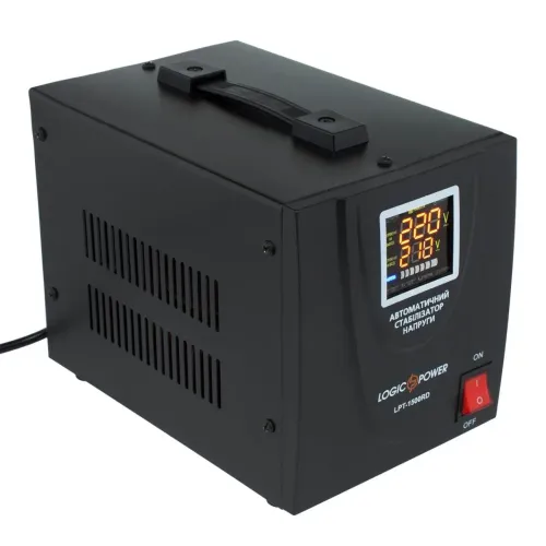 Стабілізатор напруги LPT-1500RD BLACK (1050W) Стабілізатор напруги LPT-1500RD BLACK (1050W)