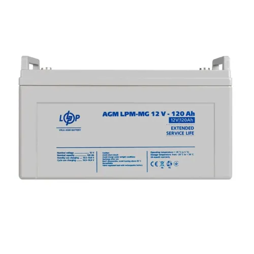 Акумулятор мультигелевий LPM-MG 12V - 120 Ah Акумулятор мультигелевий LPM-MG 12V - 120 Ah