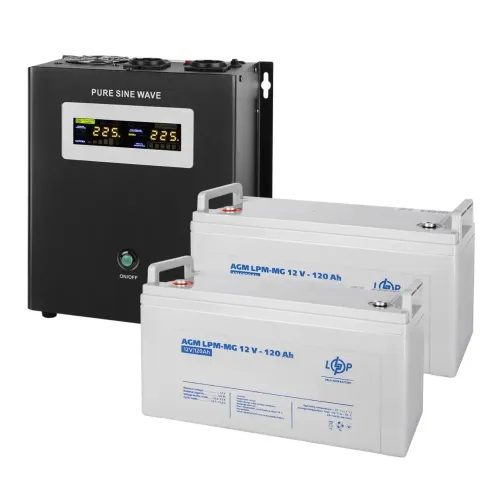 Комплект резервного живлення LP (LogicPower) ДБЖ + мультигелева батарея (UPS W1500 + АКБ MG 2880Wh) Комплект резервного живлення LP (LogicPower) ДБЖ + мультигелева батарея (UPS W1500 + АКБ MG 2880Wh)