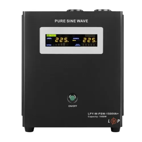 ДБЖ з правильною синусоїдою 24V LPY-W-PSW-1500VA+(1050Вт)10A/15A ДБЖ з правильною синусоїдою 24V LPY-W-PSW-1500VA+(1050Вт)10A/15A