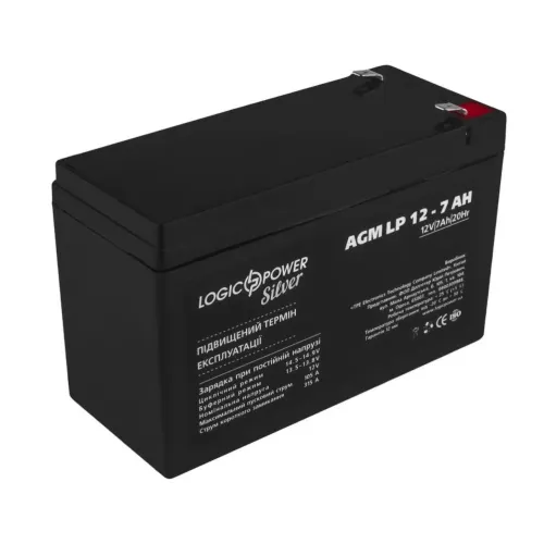 Аккумулятор AGM LP 12V - 7 Ah Silver Аккумулятор AGM LP 12V - 7 Ah Silver