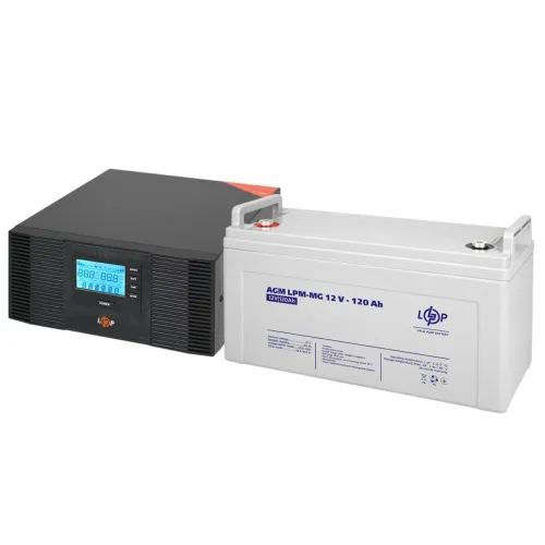 Комплект резервного живлення LP (LogicPower) ДБЖ + мультигелева батарея (UPS B1500 + АКБ MG 1440W) Комплект резервного живлення LP (LogicPower) ДБЖ + мультигелева батарея (UPS B1500 + АКБ MG 1440W)