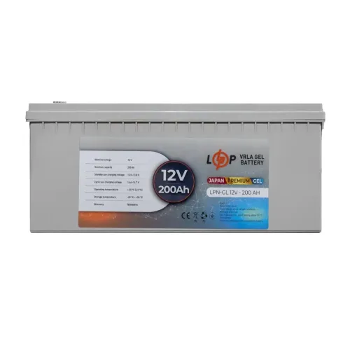 Аккумулятор гелевый LPN-GL 12V - 200 Ah Аккумулятор гелевый LPN-GL 12V - 200 Ah