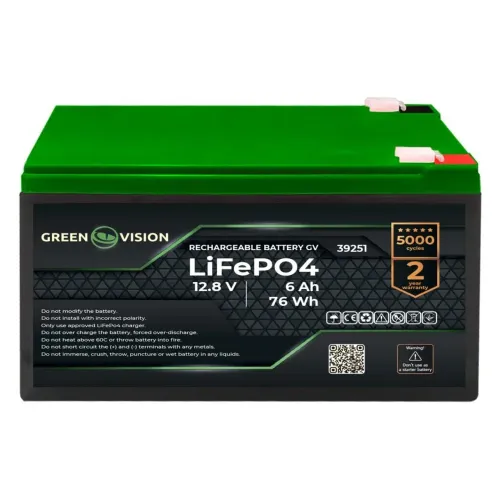 Аккумулятор GV LiFePО4 12,8V - 6Ah (76Wh) Аккумулятор GV LiFePО4 12,8V - 6Ah (76Wh)