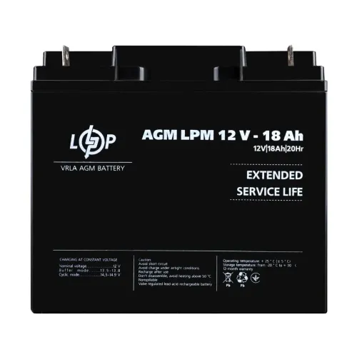 Аккумулятор AGM LPM 12V - 18 Ah Аккумулятор AGM LPM 12V - 18 Ah