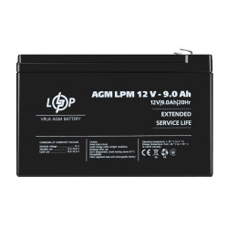 Акумулятор AGM LPM 12V - 9 Ah Акумулятор AGM LPM 12V - 9 Ah