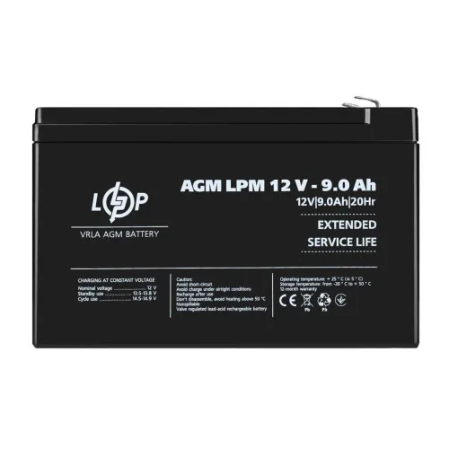 Акумулятор AGM LPM 12V - 9 Ah Акумулятор AGM LPM 12V - 9 Ah