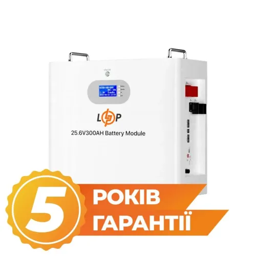 Аккумулятор LP LiFePO4 25,6V - 300 Ah 7680Wh (Smart BMS 200A) RS485/CAN Аккумулятор LP LiFePO4 25,6V - 300 Ah 7680Wh (Smart BMS 200A) RS485/CAN