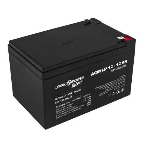 Аккумулятор AGM LP 12V - 12 Ah Silver Аккумулятор AGM LP 12V - 12 Ah Silver