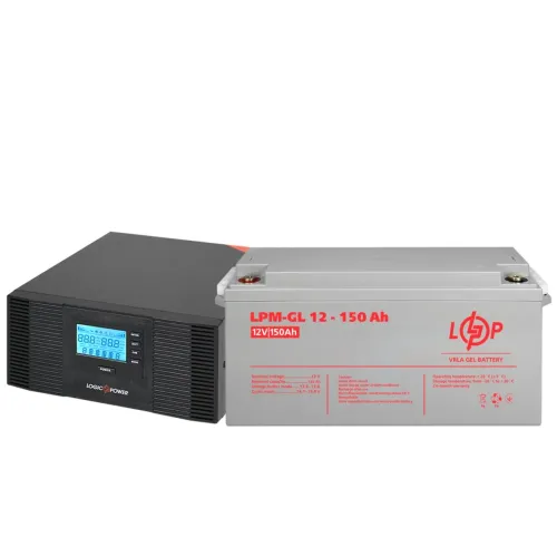 Комплект резервного питания LP (LogicPower) ИБП + гелева батарея (UPS B1500 + АКБ GL 1800W) Комплект резервного питания LP (LogicPower) ИБП + гелева батарея (UPS B1500 + АКБ GL 1800W)
