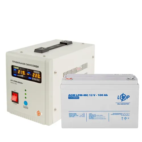 Комплект резервного питания LP (LogicPower) ИБП + мультигелевая батарея (UPS 800 + АКБ MG 1200Wh) Комплект резервного питания LP (LogicPower) ИБП + мультигелевая батарея (UPS 800 + АКБ MG 1200Wh)