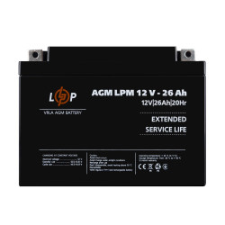 Акумулятор AGM LPM 12V - 26 Ah Акумулятор AGM LPM 12V - 26 Ah