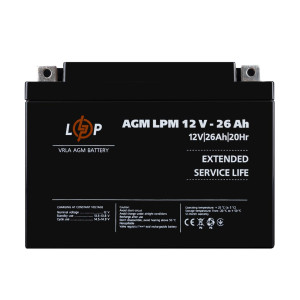Аккумулятор AGM LPM 12V - 26 Ah Аккумулятор AGM LPM 12V - 26 Ah